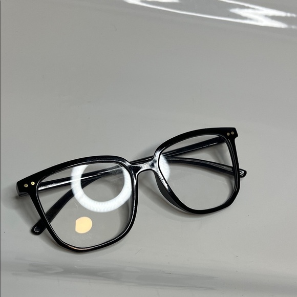 Elegant Black Blue Light blocking Eyeglasses Frame - Picture 5 of 6